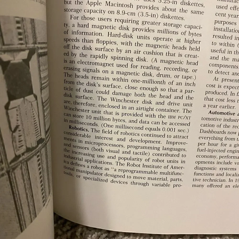 1985 yearbook Science and the Future encyclopedia Britannica
